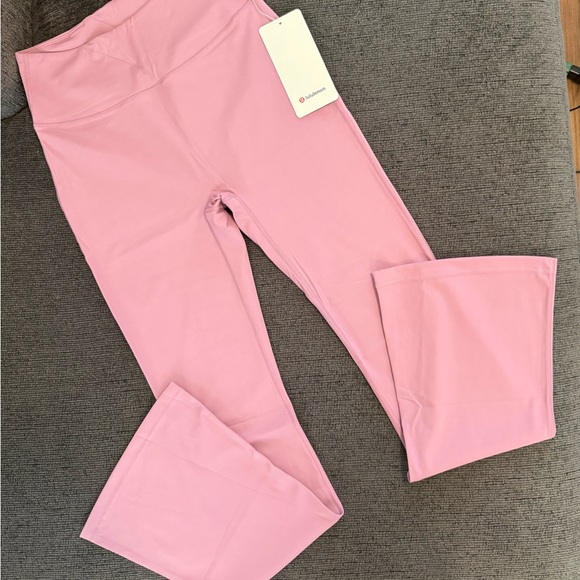 lululemon athletica Pink Define Jacket and Flare Leggings Gold Hardware Set - Picture 5 of 8